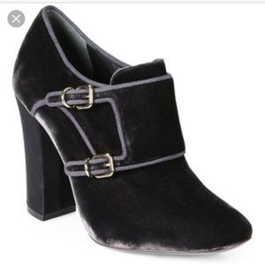 Tory Burch Carley velvet monk strap ankle boots